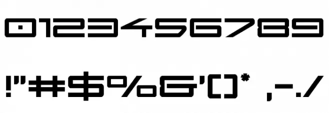 Sky Ridge Font OTHER CHARS