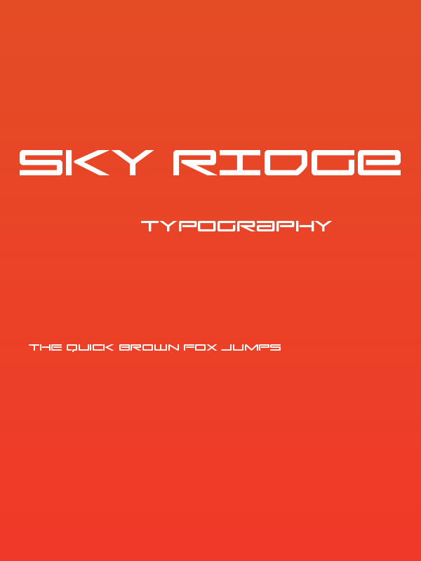 Sky Ridge Poster