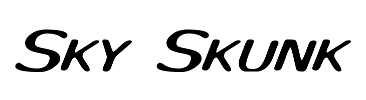 Sky Skunk  免费字体下载
