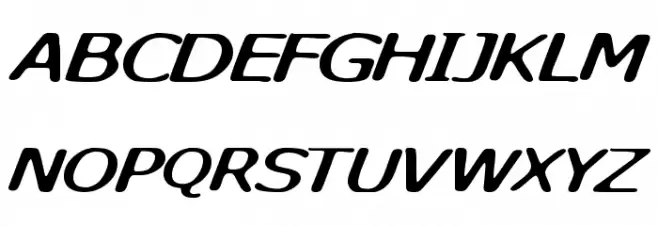Sky Skunk Schriftart Groß