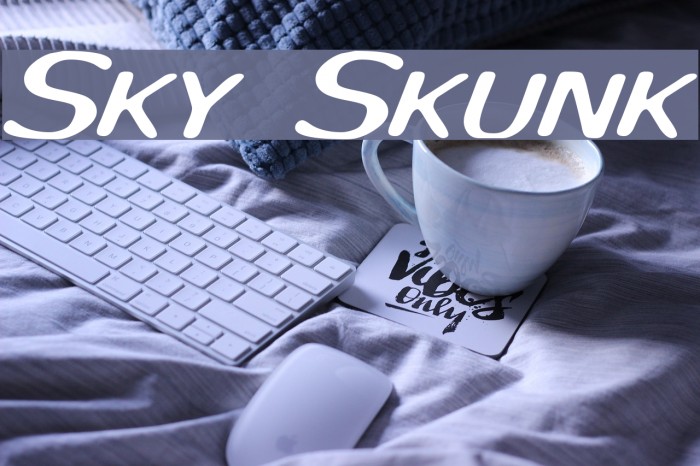 Sky Skunk لخطوط تنزيل examples