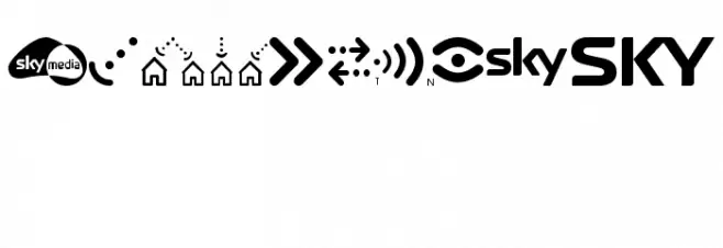 Sky TV Channel Logos フォント その他の文字