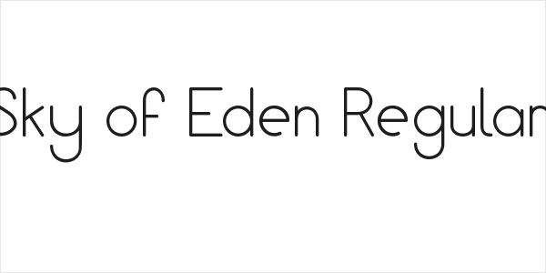 Sky of Eden Regular Logo