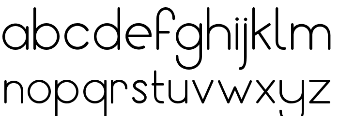 Sky of Eden Regular Font LOWERCASE