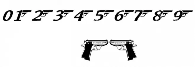 SkyFall Done Font OTHER CHARS