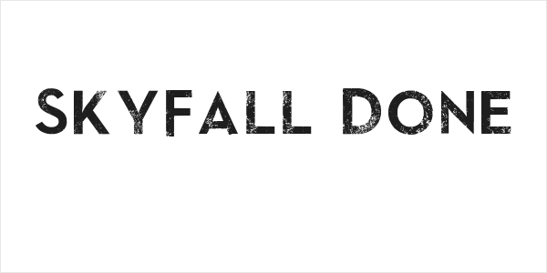 SkyFall Done Logo