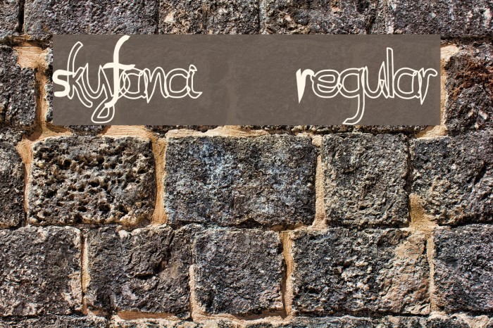 SkyFanci-Regular Example 1