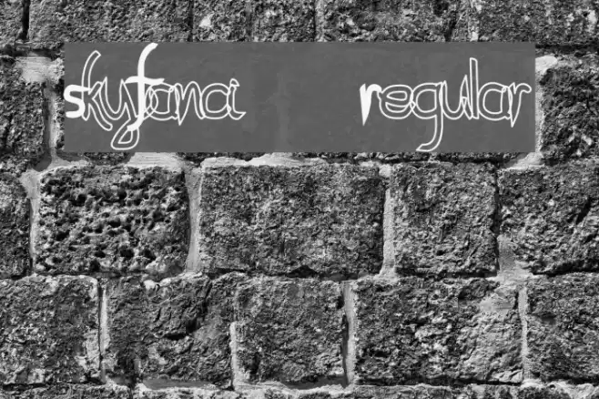 SkyFanci-Regular Font examples