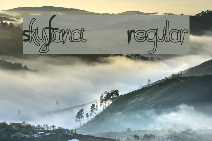 SkyFanci-Regular Example 2