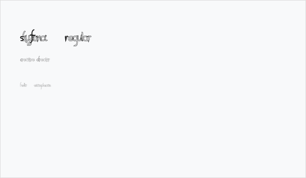 SkyFanci-Regular Business Card