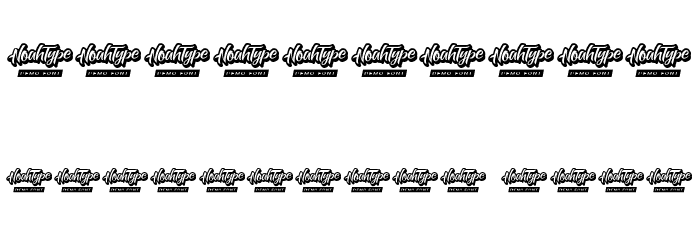 SkyMid Demo Outline Font OTHER CHARS