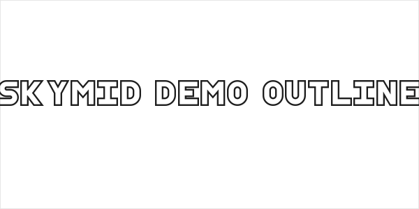 SkyMid Demo Outline Logo