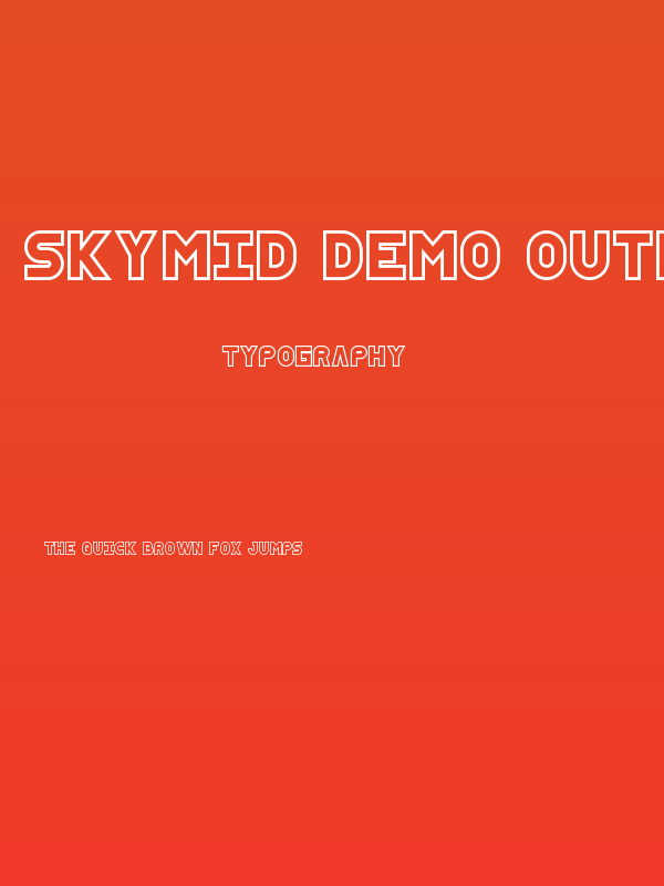 SkyMid Demo Outline Poster