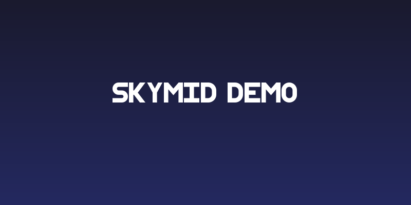 SkyMid Demo Social Header