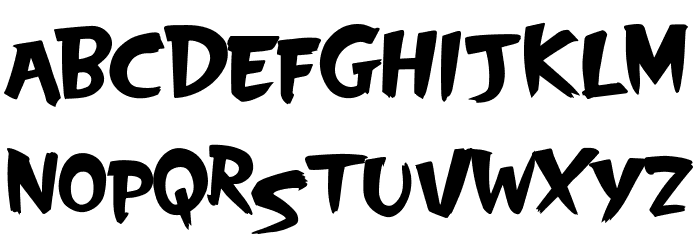 SkyScrappers Font LOWERCASE