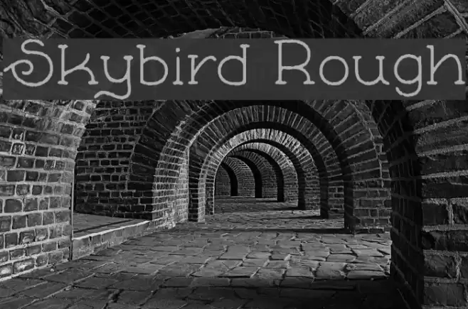 Skybird Rough Font examples