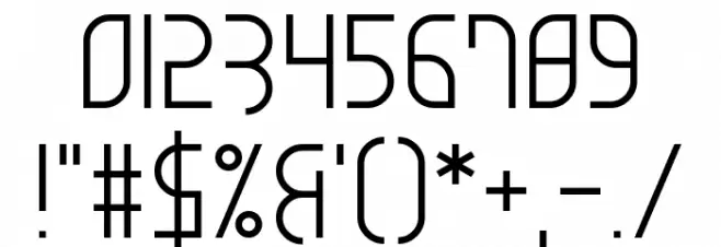 Skydiver On The Wing Font OTHER CHARS