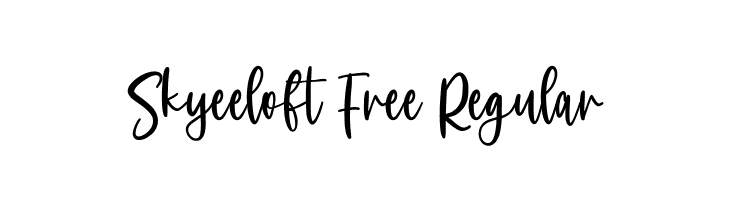 Skyeeloft Free Regular  لخطوط تنزيل
