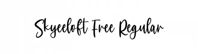 Skyeeloft Free Regular  Fuentes Gratis Descargar