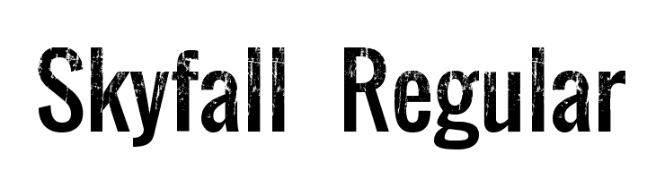 Skyfall Regular Font