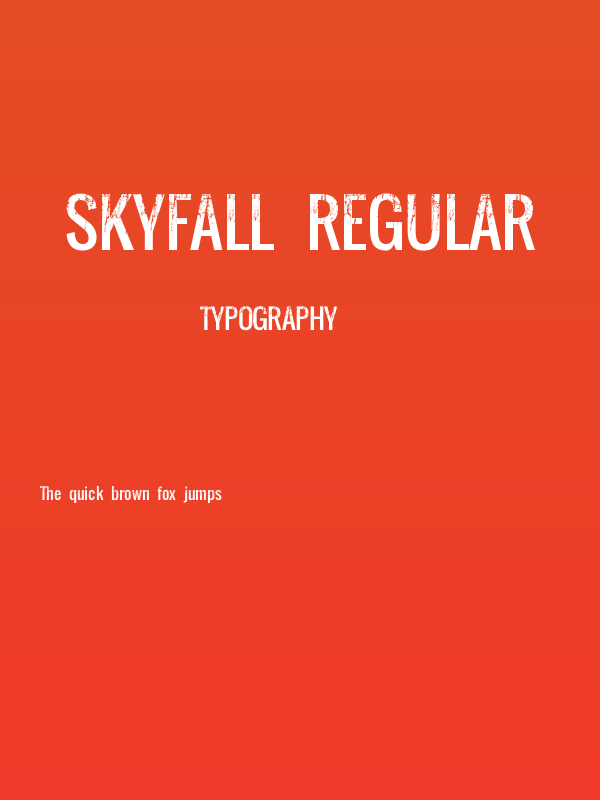 Skyfall Regular Poster