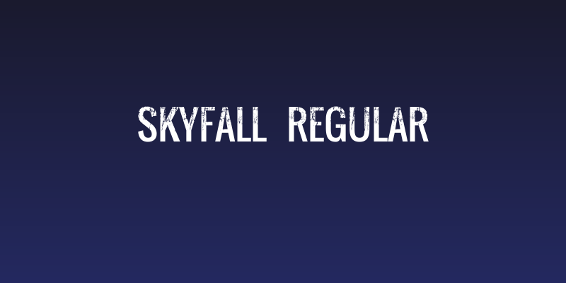 Skyfall Regular Social Header