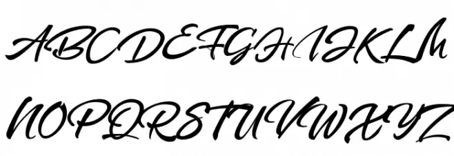 Skyfall Schriftart Groß