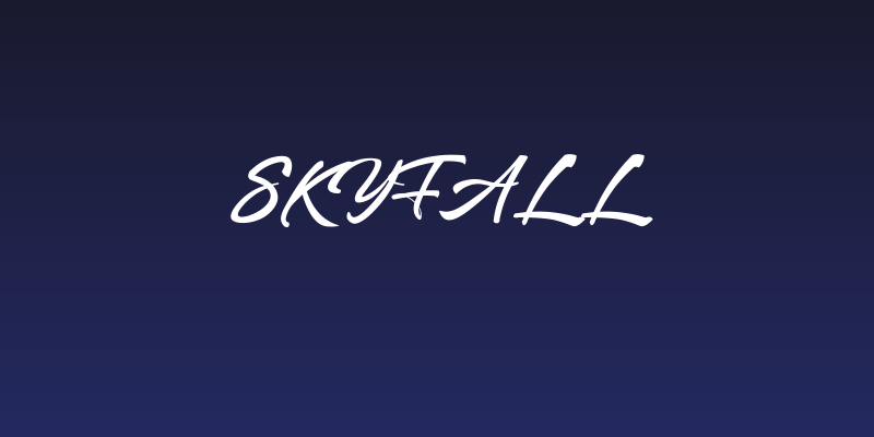 Skyfall Social Header