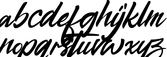 Skyfall Font LOWERCASE