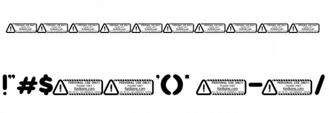 Skyforge PERSONAL USE ONLY! Font OTHER CHARS