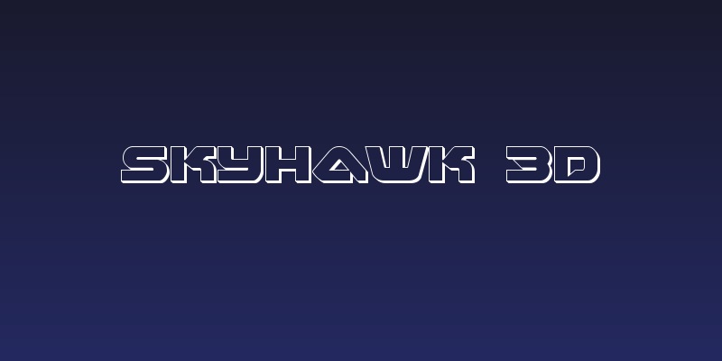Skyhawk 3D Social Header