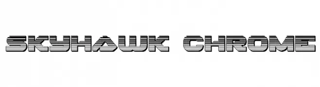 Skyhawk Chrome  لخطوط تنزيل