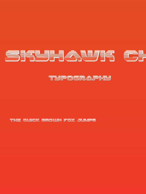 Skyhawk Chrome Poster