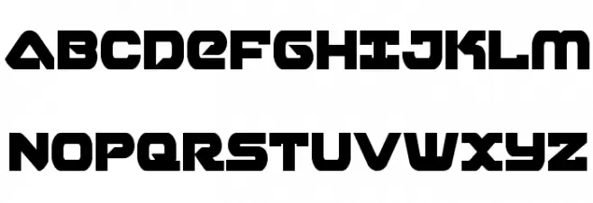 Skyhawk Condensed Шрифта ВЕРХНИЙ