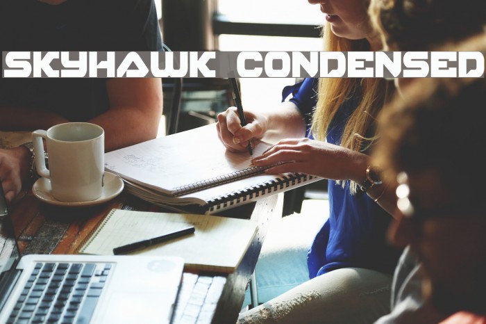 Skyhawk Condensed Font examples