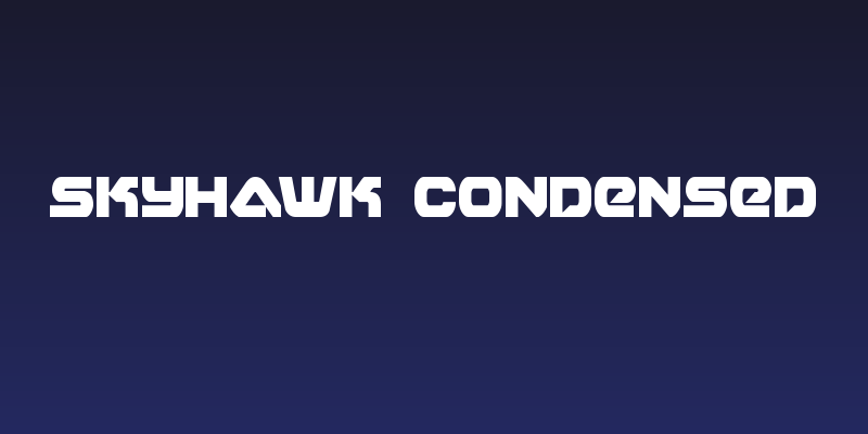 Skyhawk Condensed Social Header