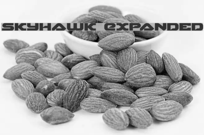 Skyhawk Expanded Font examples