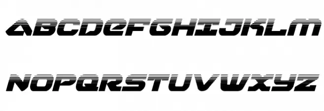Skyhawk Halftone Italic Fuentes MAYÚSCULAS