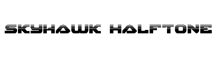 Skyhawk Halftone  免费字体下载