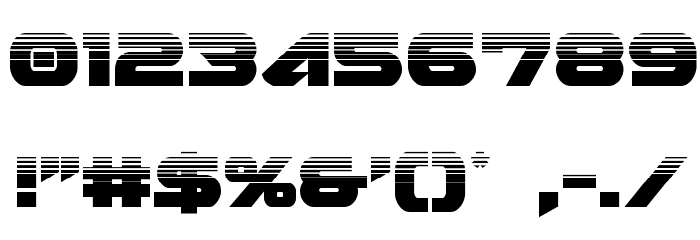 Skyhawk Halftone Font OTHER CHARS