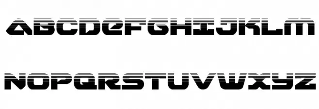 Skyhawk Halftone Fonte MAIÚSCULAS