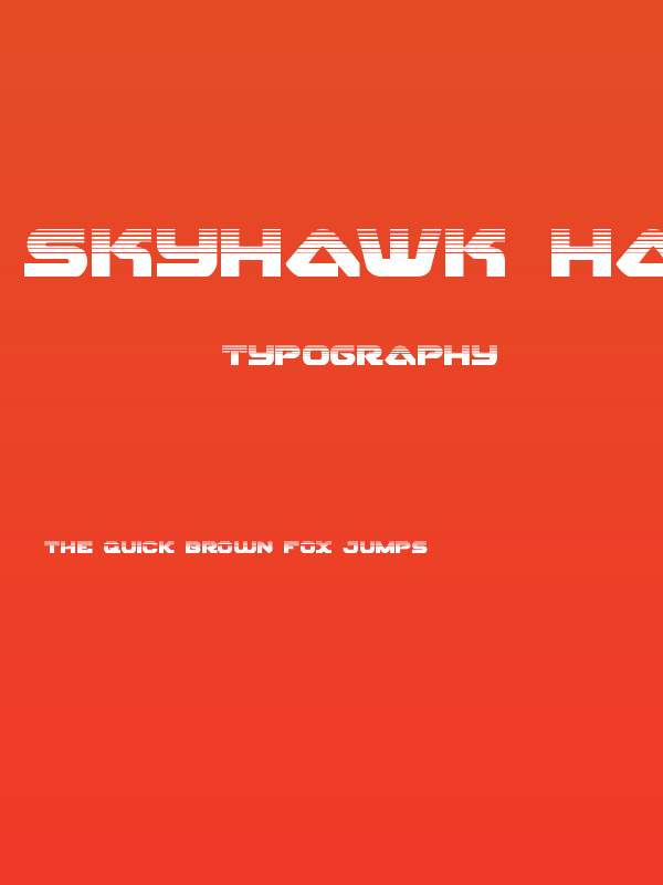 Skyhawk Halftone Poster