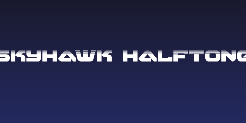 Skyhawk Halftone Social Header