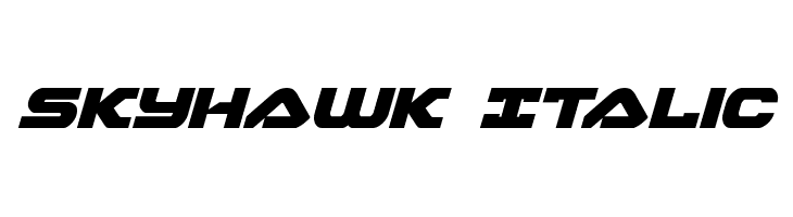 Skyhawk Italic Font