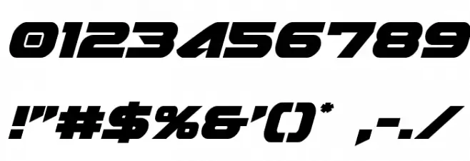 Skyhawk Italic Fuentes OTROS CHARS