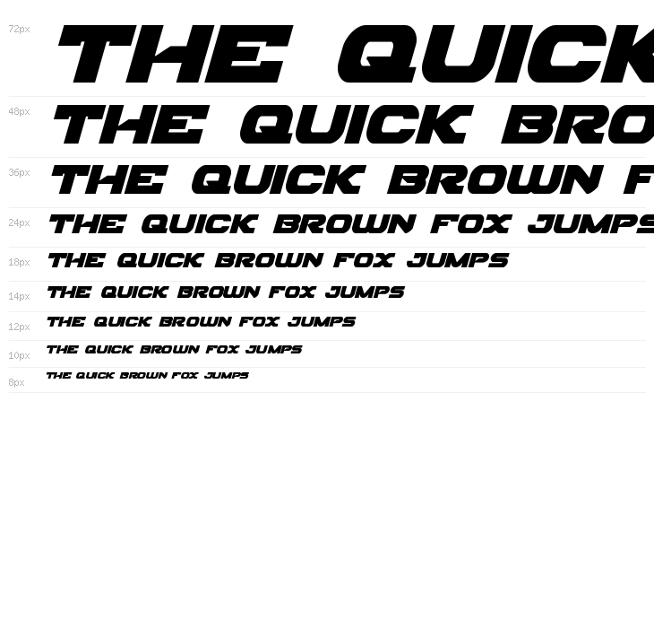 Skyhawk Italic Waterfall