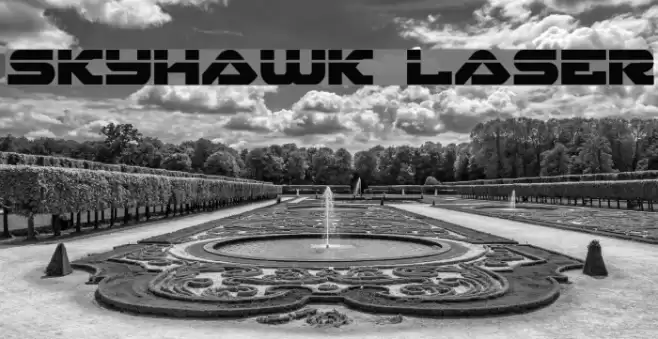 Skyhawk Laser Font examples