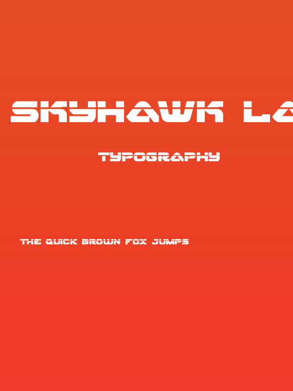 Skyhawk Laser Poster