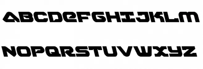 Skyhawk Leftalic Шрифта ВЕРХНИЙ