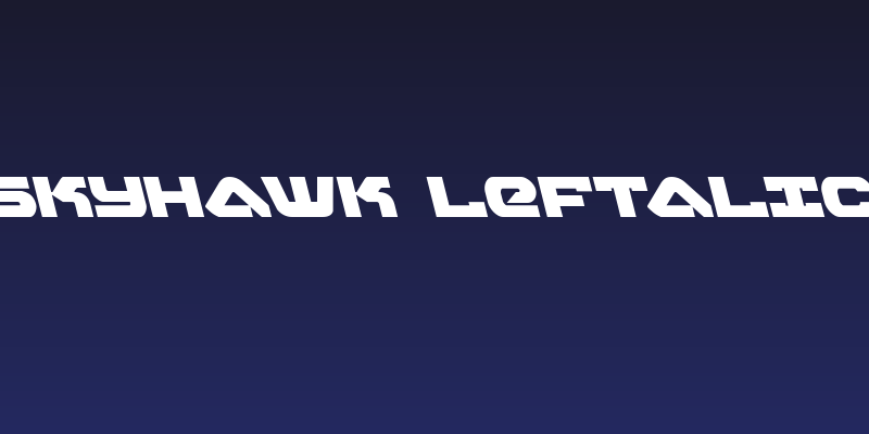 Skyhawk Leftalic Social Header